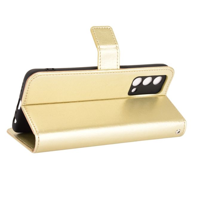Realme GT Master Handy Hülle - Classic II Leder Bookcover Series - gold