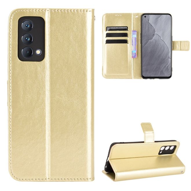 Realme GT Master Handy Hülle - Classic II Leder Bookcover Series - gold