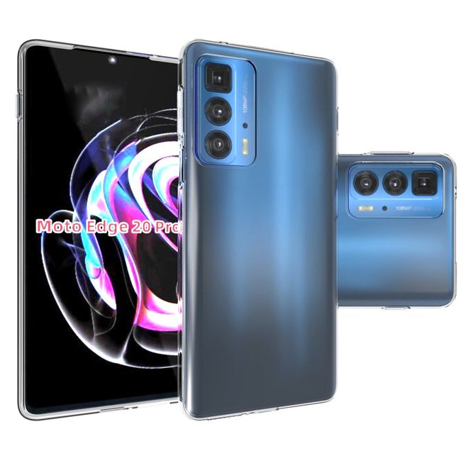 Motorola Edge 20 Pro Handyhülle - Softcase TPU Series - transparent