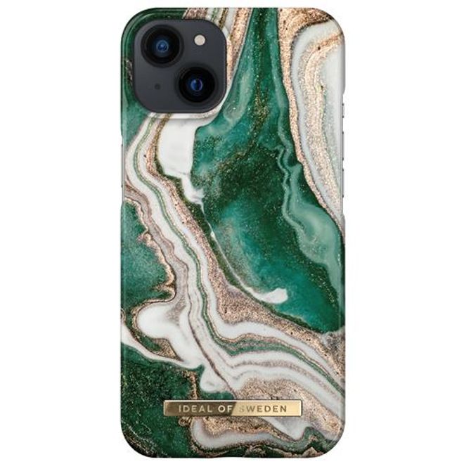iDeal of Sweden - iPhone 13 Hülle - Printed Case - Golden Jade Marble