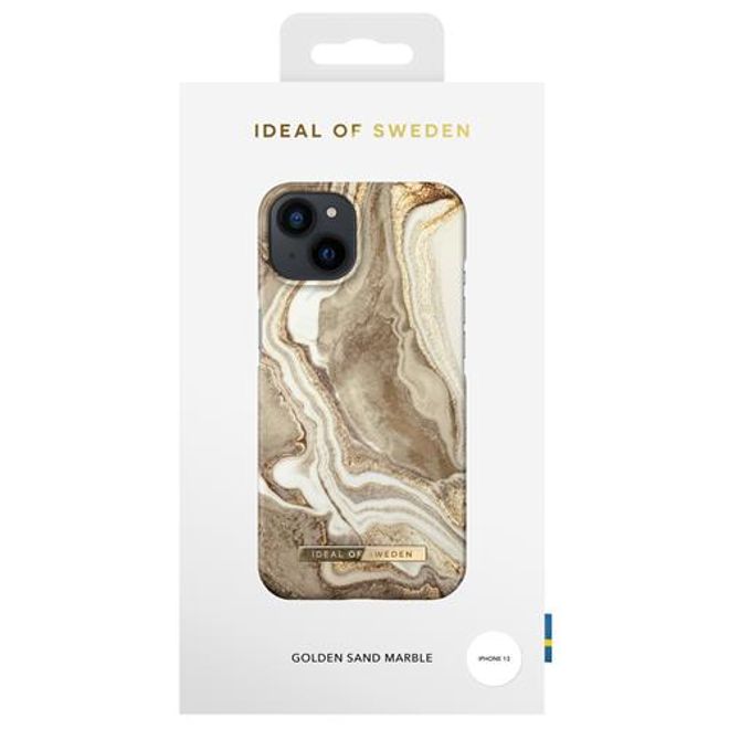 iDeal of Sweden - iPhone 13 Hülle - Printed Case - Golden Sand Marble