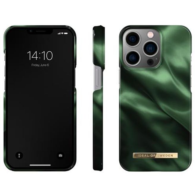 iDeal of Sweden - iPhone 13 Pro Hülle - Printed Case - Emerald Satin