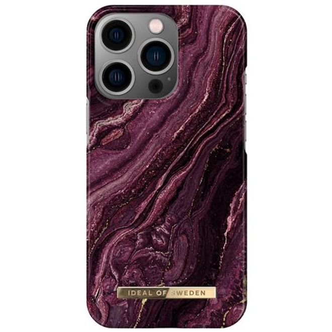 iDeal of Sweden - iPhone 13 Pro Hülle - Printed Case - Golden Plum