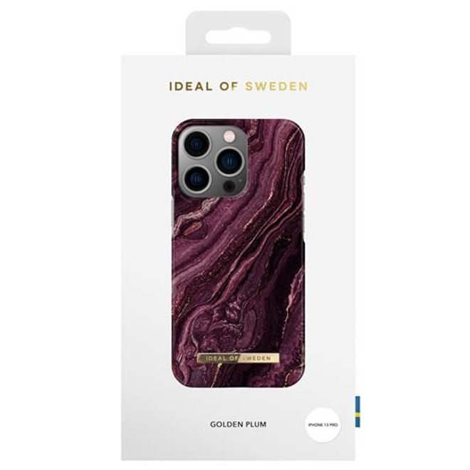 iDeal of Sweden - iPhone 13 Pro Hülle - Printed Case - Golden Plum