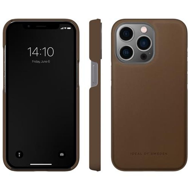 iDeal of Sweden - iPhone 13 Pro Hülle, Designer Case - Intense Brown