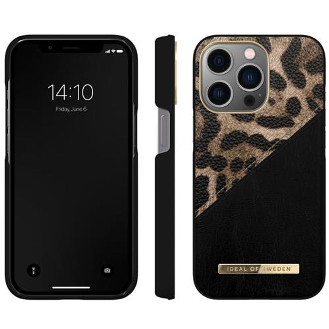 iDeal of Sweden - iPhone 13 Pro Hülle, Designer Case - Midnight Leopard