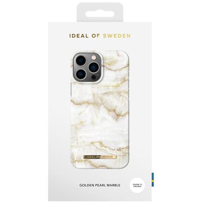 iDeal of Sweden - iPhone 13 Pro Max Hülle - Printed Case - Golden Pearl Marble