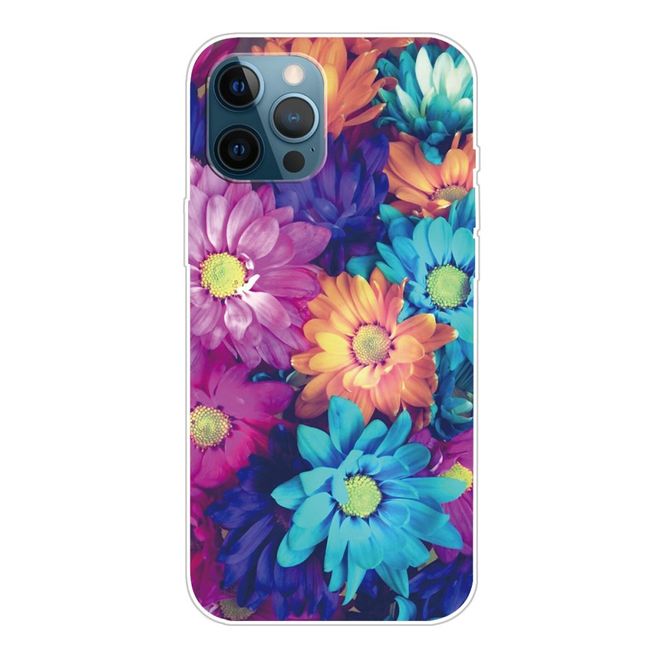 iPhone 13 Pro Phone Case - Softcase Image Plastic Series - Colored Flowers
