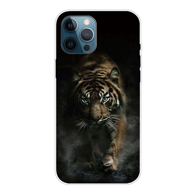 iPhone 13 Pro Phone Case - Softcase Image Plastic Series - Large Tiger
