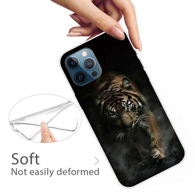 iPhone 13 Pro Phone Case - Softcase Image Plastic Series - Large Tiger
