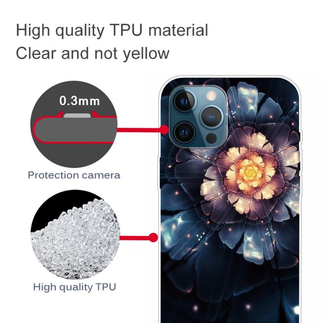 iPhone 13 Pro Handyhülle - Softcase Image Plastik Series - moderne Blume