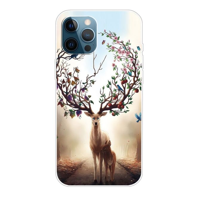 iPhone 13 Pro Max Handyhülle - Softcase Image Plastik Series - Elch