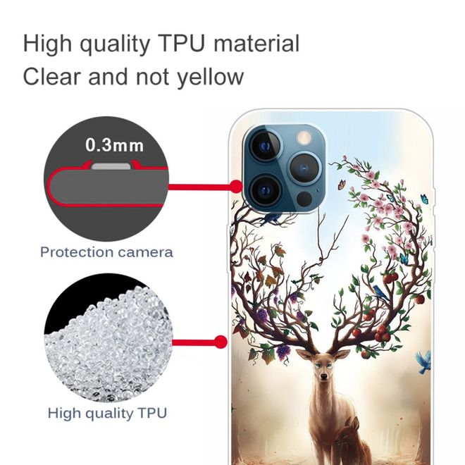 iPhone 13 Pro Max Handyhülle - Softcase Image Plastik Series - Elch