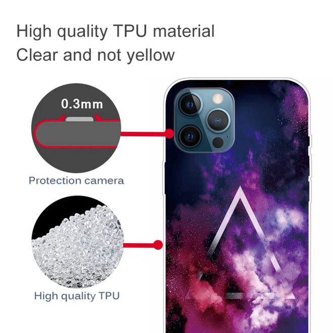 iPhone 13 Pro Max Handyhülle - Softcase Image Plastik Series - Weltall