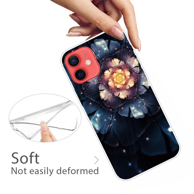 iPhone 13 mini Handyhülle - Softcase Image Plastik Series - moderne Blume