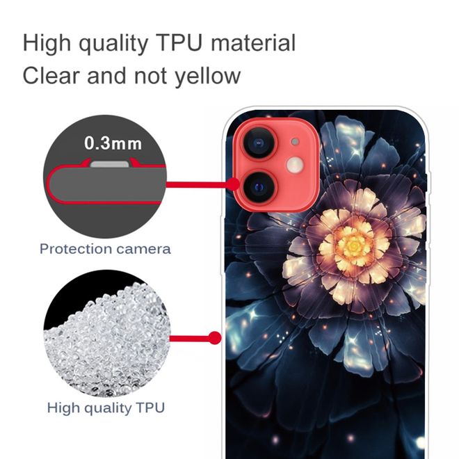 iPhone 13 mini Handyhülle - Softcase Image Plastik Series - moderne Blume