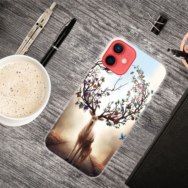 iPhone 13 mini Handyhülle - Softcase Image Plastik Series - Elch