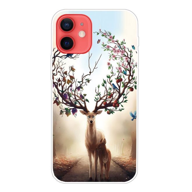 iPhone 13 Handyhülle - Softcase Image Plastik Series - Elch