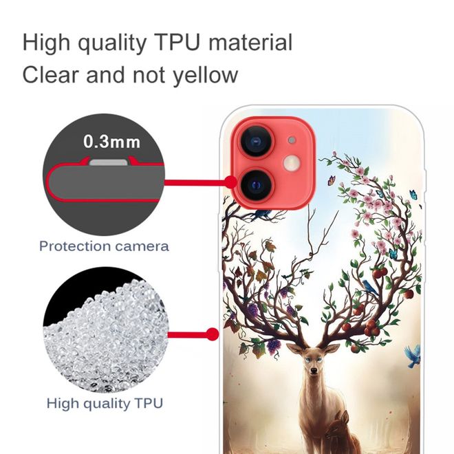 iPhone 13 Handyhülle - Softcase Image Plastik Series - Elch