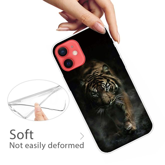 Coque pour iPhone 13 - Série Image Plastic - Grand modèle Tigre