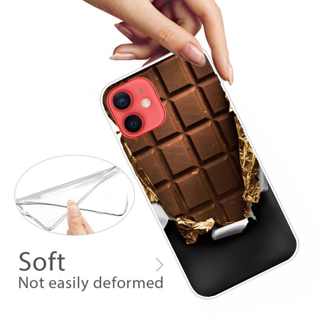 Coque pour iPhone 13 - Série Image Plastic - Chocolat