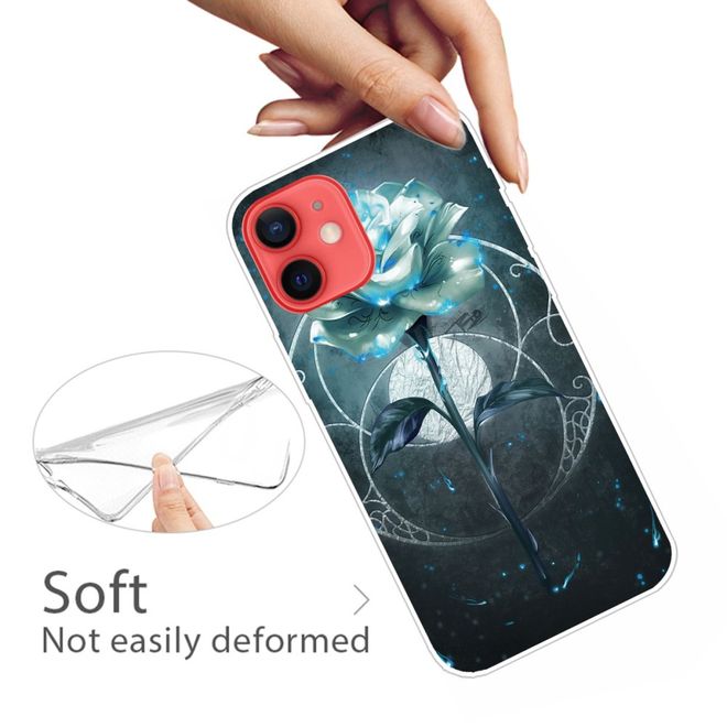 iPhone 13 Phone Case - Softcase Image Plastic Series - Blue Rose