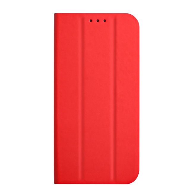 iPhone 13 Pro Hülle - dreifach faltbares Leder Bookcover - rot