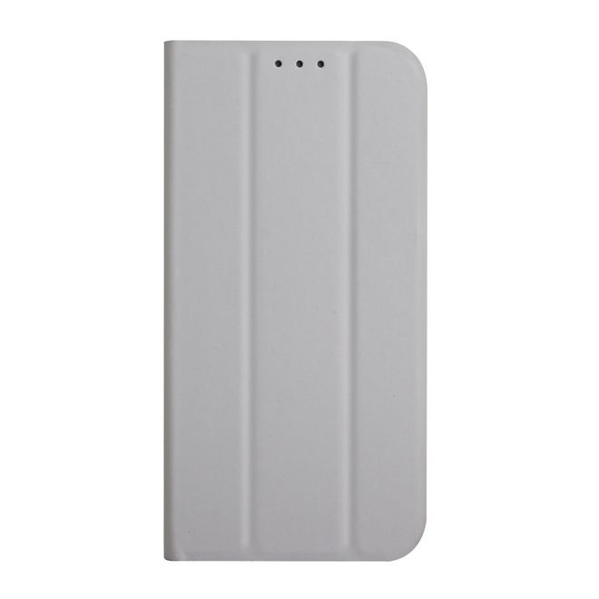 iPhone 13 Pro Case - Tri-fold Leather Book Cover - Grey