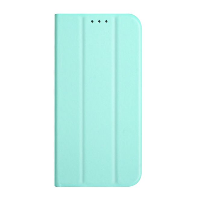 iPhone 13 Pro Max Case - Tri-fold Leather Book Cover - Light Green