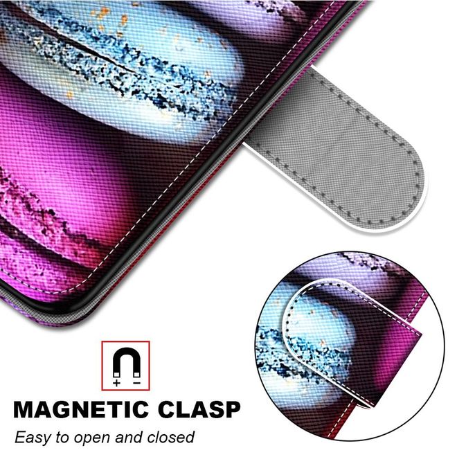 iPhone 13 Pro Max Phone Case - Leather Book Cover Image Series - Candy