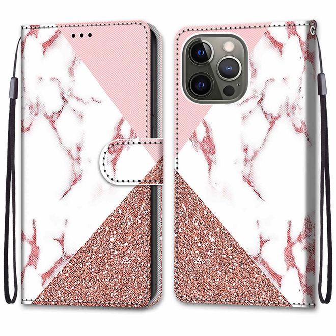 Étui pour iPhone 13 Pro Max - Collection Couverture Livre en Cuir - Motif Spécial