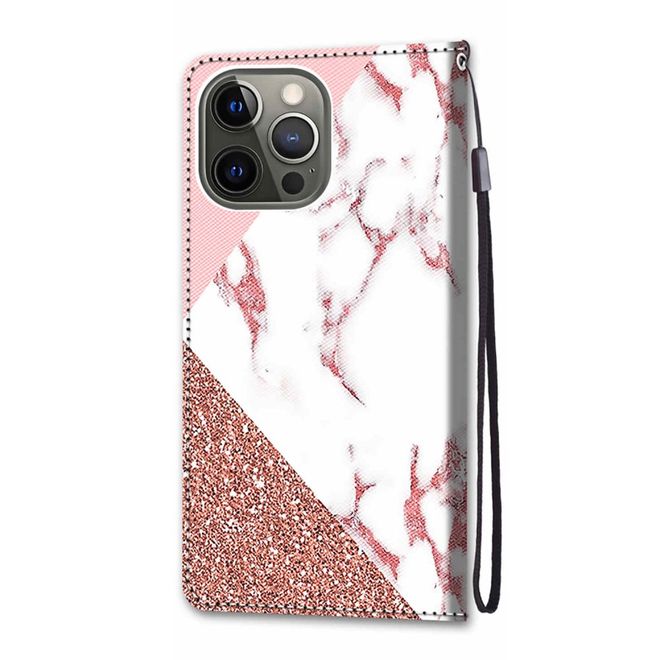Étui pour iPhone 13 Pro Max - Collection Couverture Livre en Cuir - Motif Spécial