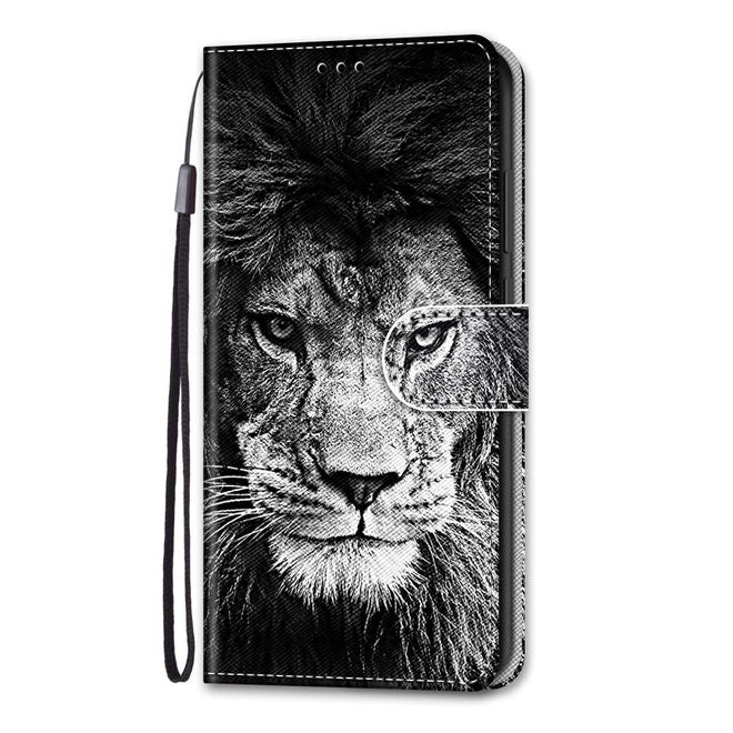 Étui pour iPhone 13 Pro Max - Collection Couverture Livre en Cuir - Lion