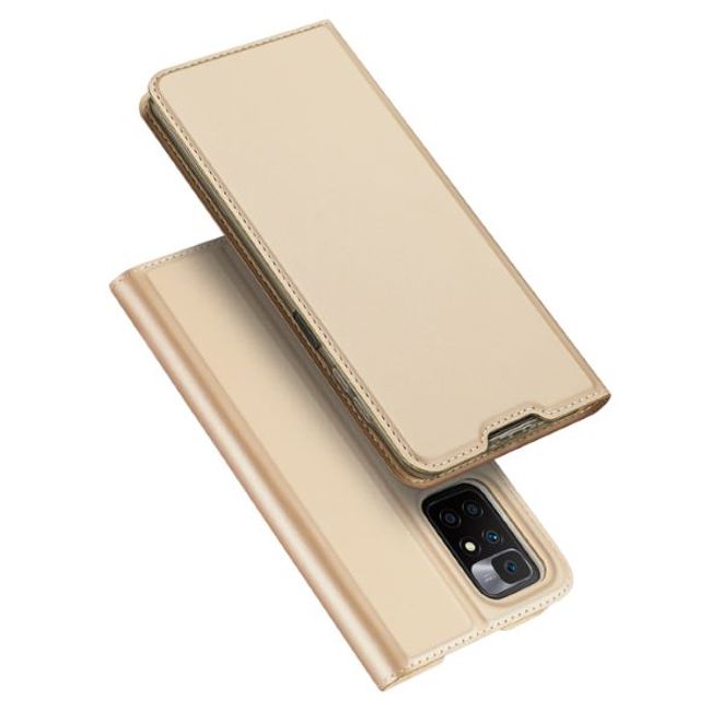 Dux Ducis - Xiaomi Redmi 10 Hülle - Handy Bookcover - Skin Pro Series - gold