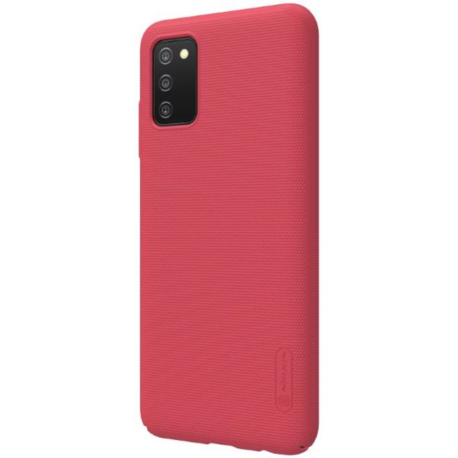 Nillkin - Samsung Galaxy A03s Hülle - Plastik Case - Super Frosted Shield Series - rot
