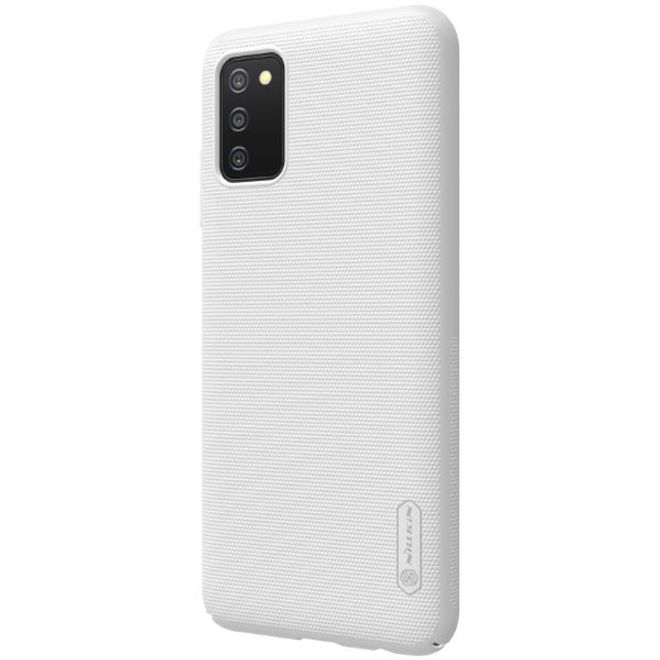 Nillkin - Samsung Galaxy A03s Hülle - Plastik Case - Super Frosted Shield Series - weiss