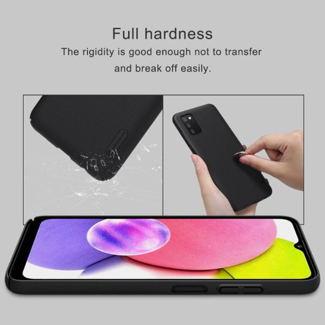 Nillkin - Samsung Galaxy A03s Hülle - Plastik Case - Super Frosted Shield Series - blau