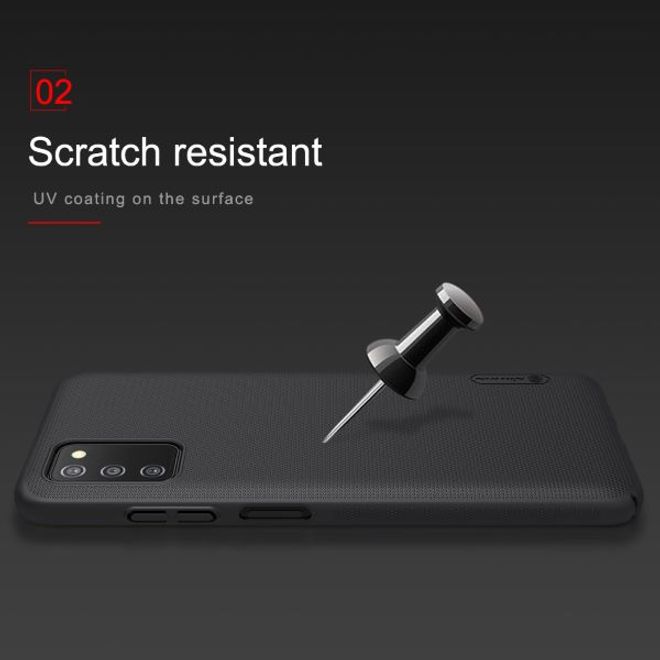 Nillkin - Samsung Galaxy A03s Hülle - Plastik Case - Super Frosted Shield Series - blau