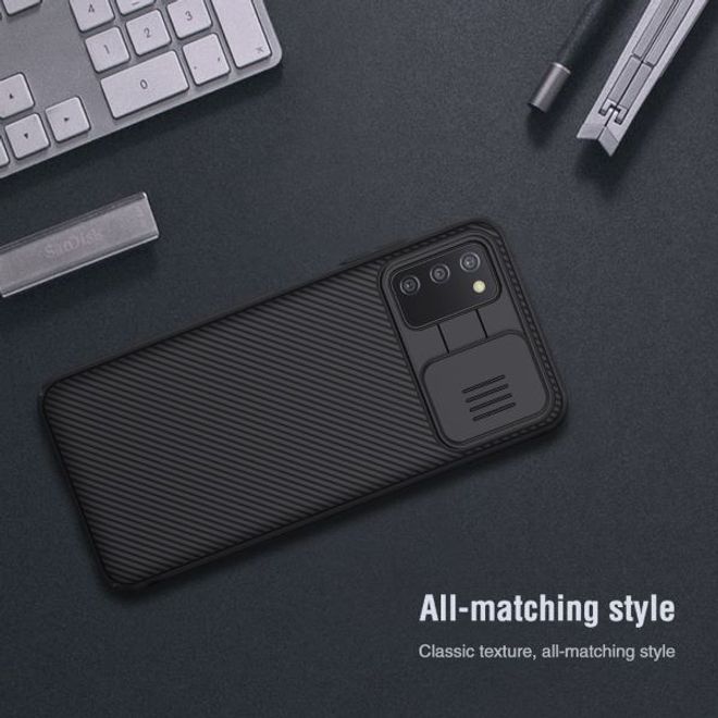 Nillkin - Samsung Galaxy A03s Hülle - Plastik Hardcase - CamShield Series - schwarz