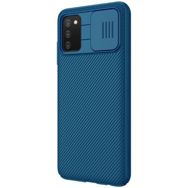 Nillkin - Samsung Galaxy A03s Hülle - Plastik Hardcase - CamShield Series - blau