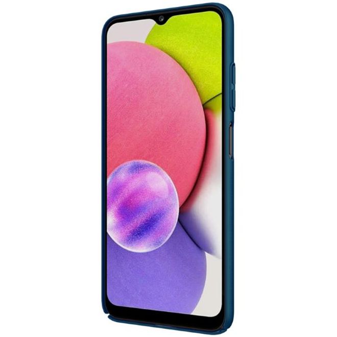 Nillkin - Samsung Galaxy A03s Hülle - Plastik Hardcase - CamShield Series - blau