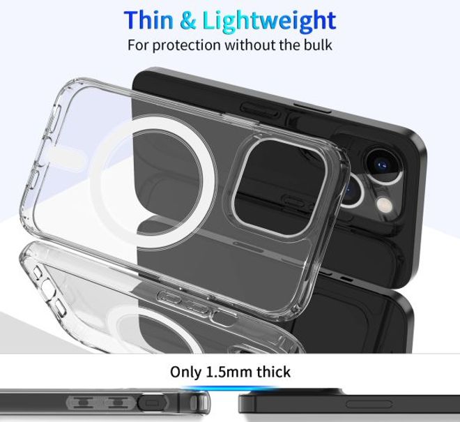 iPhone 13 Pro Clear Case (PC/TPU) - MagSafe Series Hülle - transparent