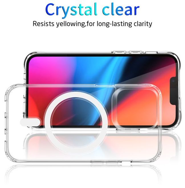 iPhone 13 Pro Max Clear Case (PC/TPU) - MagSafe Series Hülle - transparent