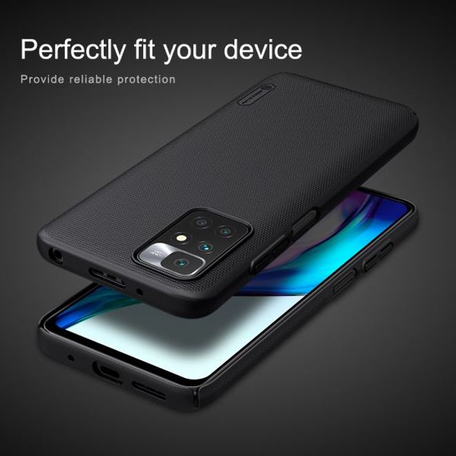 Nillkin - Xiaomi Redmi 10 Hülle - Plastik Case - Super Frosted Shield Series - schwarz