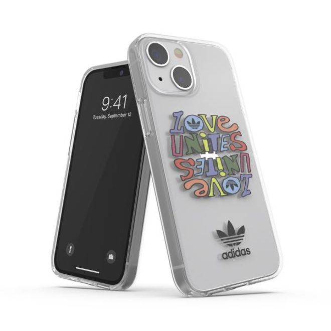 Adidas - iPhone 13 mini Hülle - Hardcase - OR Snap Case Pride AOP Series - mehrfarbig