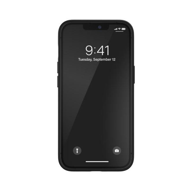 Adidas - iPhone 13 Hülle - Kunstleder Hardcase - OR Moulded Case PU Series - weiss