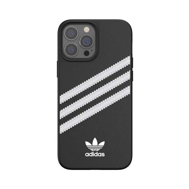 Adidas - iPhone 13 Pro Max Hülle - Kunstleder Hardcase - OR Moulded Case PU Series - schwarz