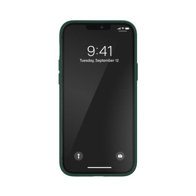 Adidas - iPhone 13 Pro Max Hülle - Kunstleder Hardcase - OR Moulded Case PU Series - grün