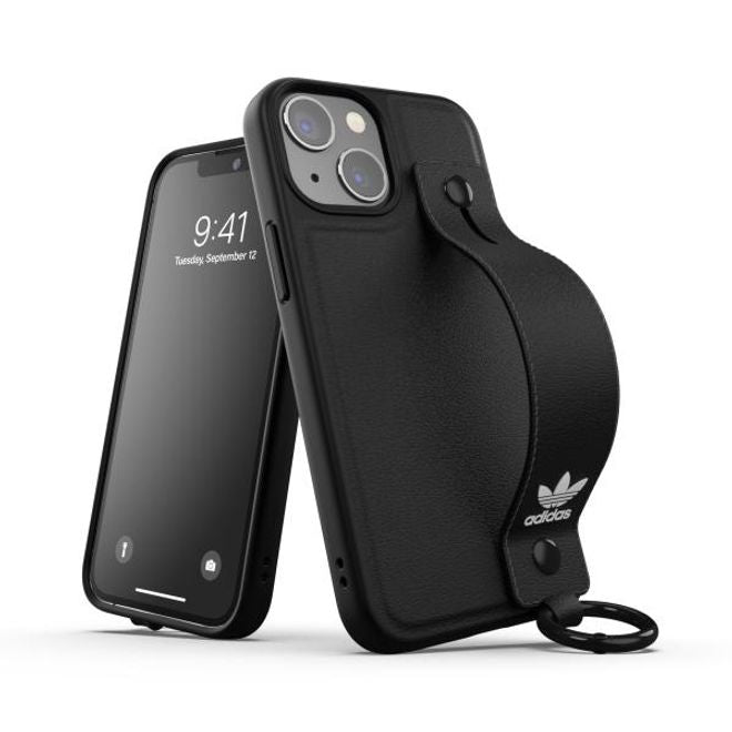 Adidas - iPhone 13 mini Hülle - Hardcase mit Schlaufe - OR Hand Strap Case Series - schwarz