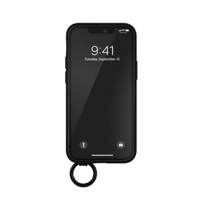 Adidas - iPhone 13 mini Hülle - Hardcase mit Schlaufe - OR Hand Strap Case Series - schwarz